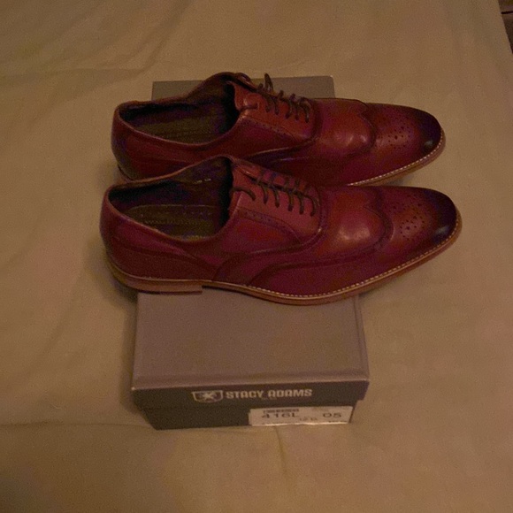 Stacy Adam’s brown wingtip size 12 used with new box - Picture 3 of 6